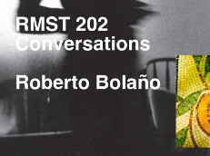 On Roberto Bolaño